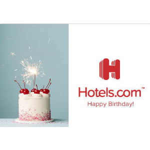 Hotels.com 官方电子礼品卡促销