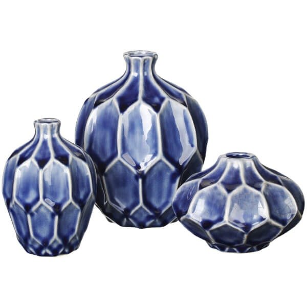 Amalfi Ceramic Vase 花瓶组合 - Astral Aura (Set of 3)