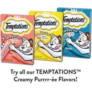 史低价：Temptations 猫条零食44条组合装 三味可选 亲宠关系大升级