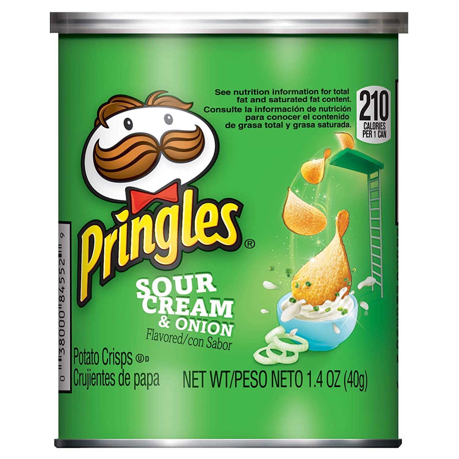 pringles 品客薯片 酸奶油洋葱味 1.41oz 12罐