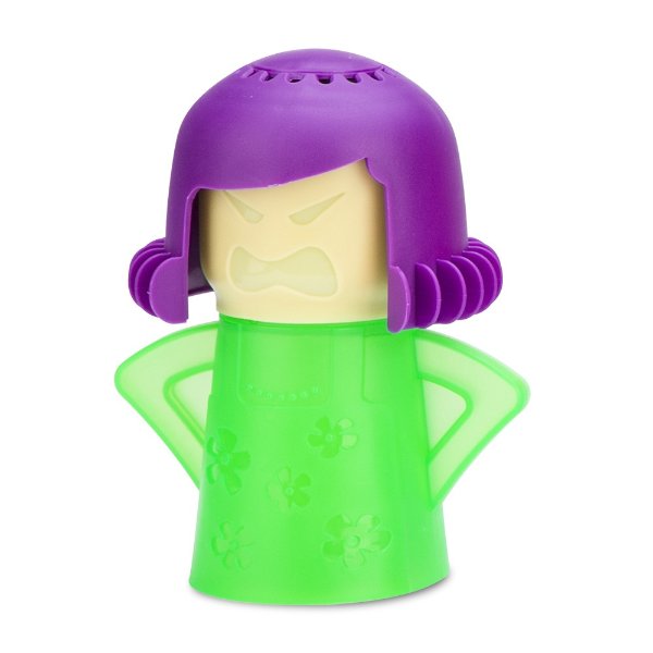 绿衣紫发老妈 蒸汽清洁器