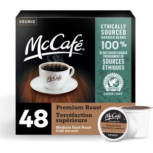 史低补货！McCafe 优质K-Cup 中度烘培咖啡胶囊 48颗装
