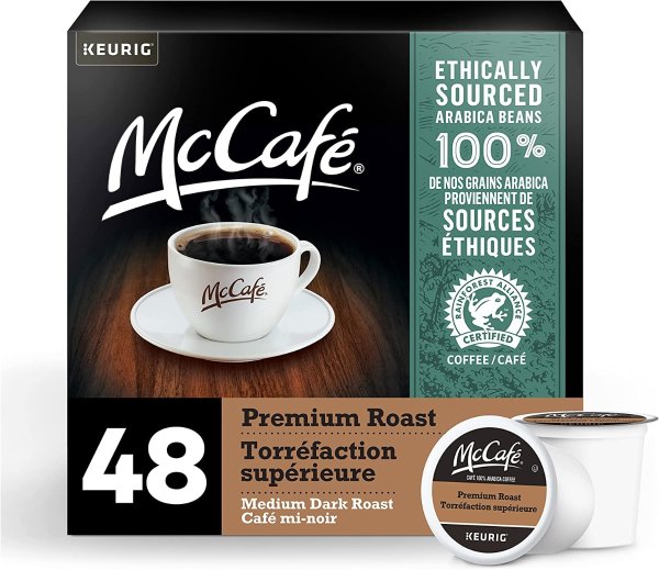 McCafe 优质K-Cup 中度烘培咖啡胶囊 48颗装