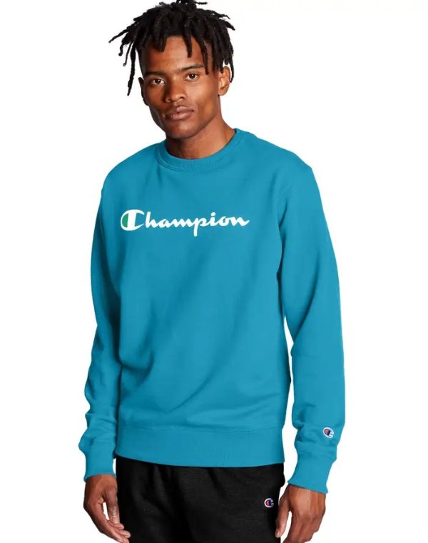 champion usa champion 男士圆领卫衣 $40.00