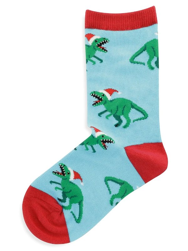 圣诞恐龙袜子