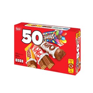 Nestle  MINIS雀巢巧克力威化饼、糖果50个组合装