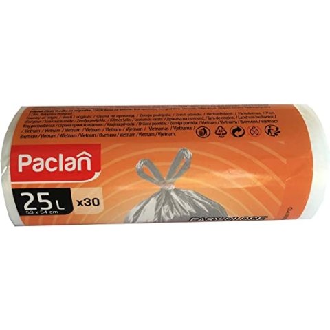 PacLantic30个25L，普通家用垃圾袋 30 x 25L