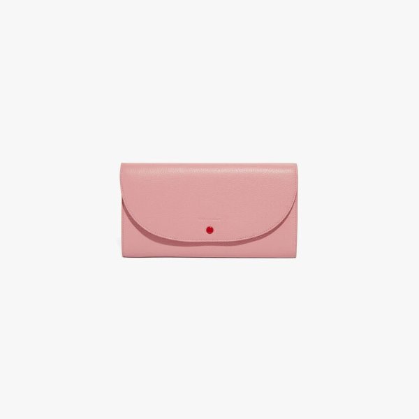 粉色长款钱包