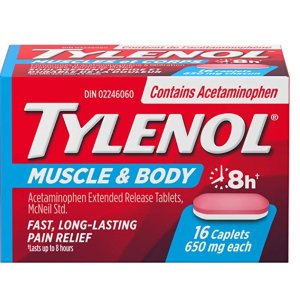 Tylenol 止痛药16片 快速止痛 药效长达8小时