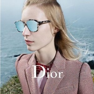 闪购：Dior 蓝灰单桥女士墨镜 时髦穿搭利器