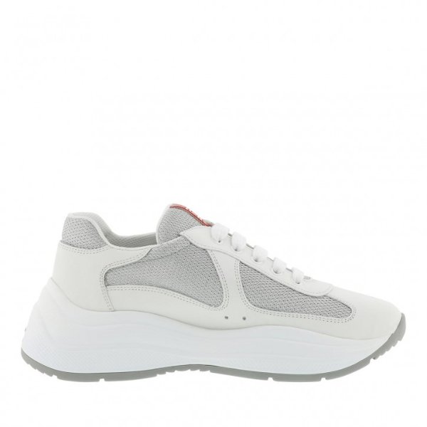 Fabric Sneaker White/Silver