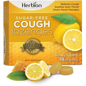 Herbion 止咳含片 18片 蜂蜜柠檬味