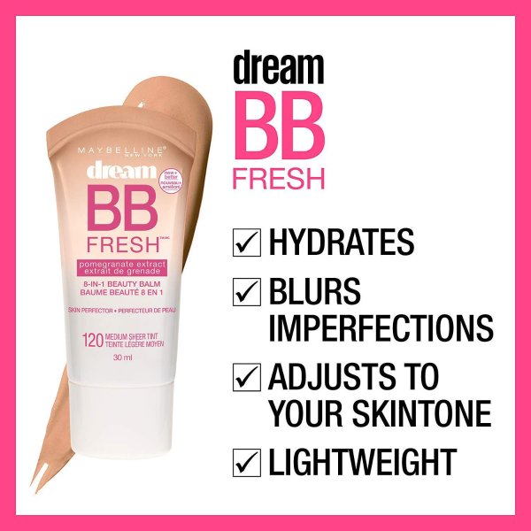 Maybelline 美宝莲 Dream Fresh 护肤底妆八合一BB霜