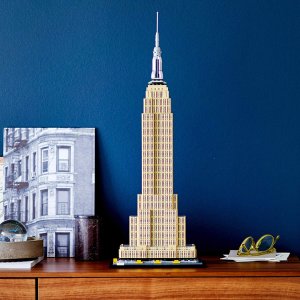 LEGO 纽约帝国大厦 建筑系列1767颗粒大作 必收藏摆件