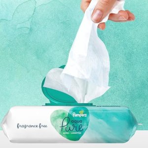 Pampers 帮宝适 Aqua Pure 防过敏婴幼儿湿纸巾 56 片装