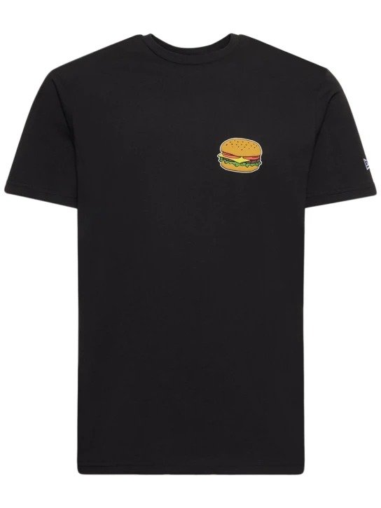 Hamburger印花棉质T恤