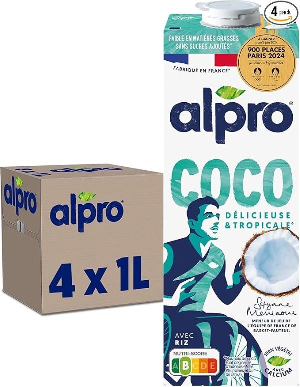 Alpro 椰汁 1L - Lot de 4x1L