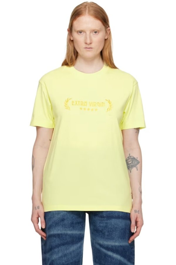 黄色T恤