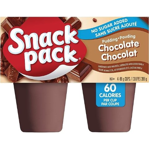 Snack Pack 巧克力布丁4个装