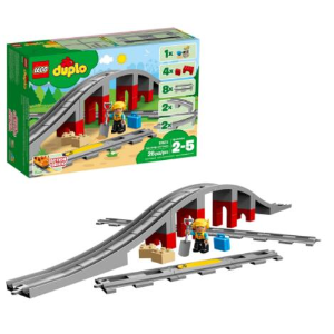 LEGO 得宝 适合小宝玩的大块积木 10872桥梁系列