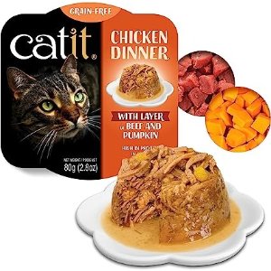 Catit牛肉南瓜味猫罐头 80 g (2.8 oz)
