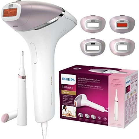 Philips Lumea 激光脱毛仪维持长达6个月使用3次减少92%毛发6折后€239起