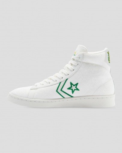 Unisex Converse Pro Leather Breaking Down Barriers Mid Vintage White