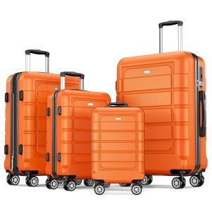 SHOWKOO 可扩展硬壳行李箱 4件套 性价比高摔了不心疼