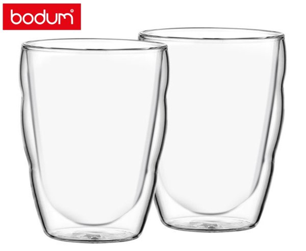 Set of 2 Bodum 250mL 玻璃杯