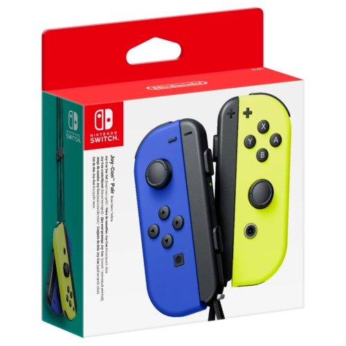 Switch Joy-Con Neon Blue & Yellow Controller Pair NEW