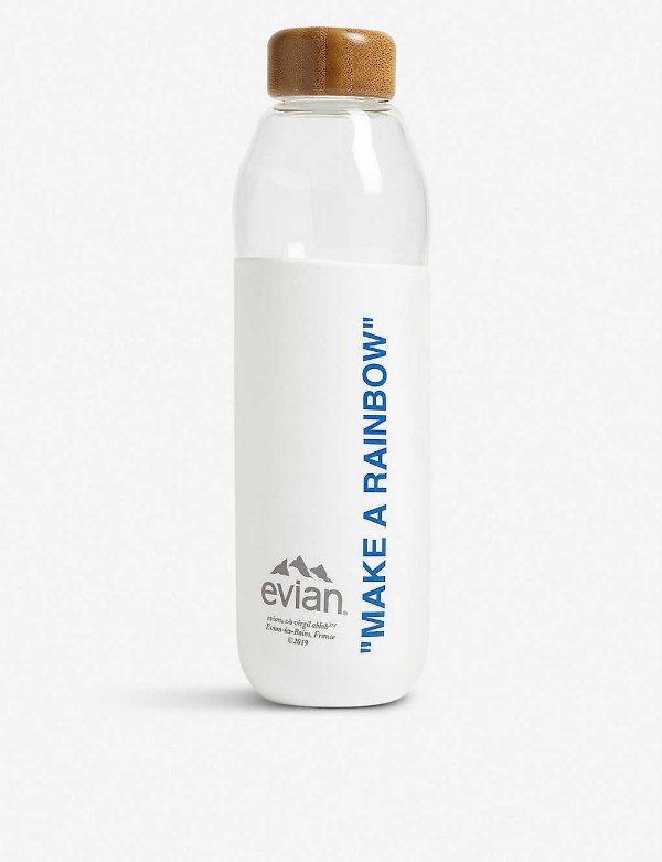 evian® x Virgil Abloh x Soma glass water bottle 500ml