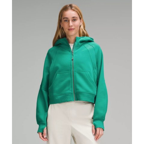 lululemonScuba 全拉链 卡萨卡地亚绿