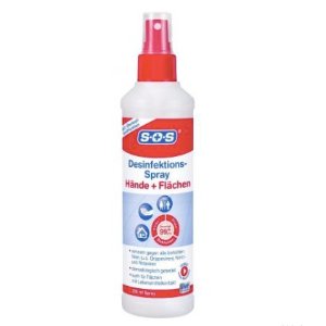 惊喜补货：SOS 消毒喷雾 有效对抗所有流感病毒 可消除99.99%病菌