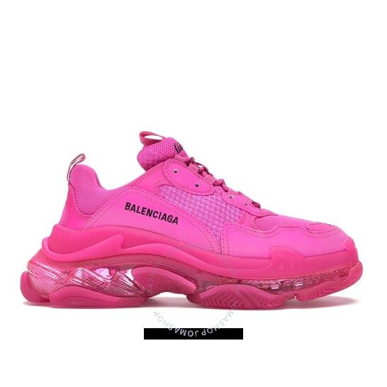 Ladies Pink 亮粉色老爹鞋