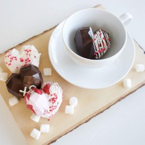 棉花糖热巧克力炸弹 3步DIY浓香热可可 饮料也能做盲盒