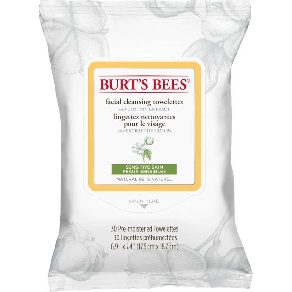 Burt's Bees Sensitive 洁面巾