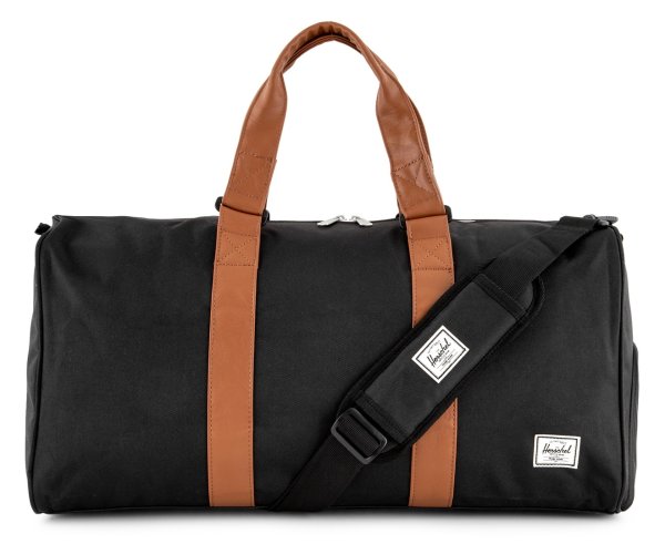 33L Novel Mid Duffle - Black/Tan