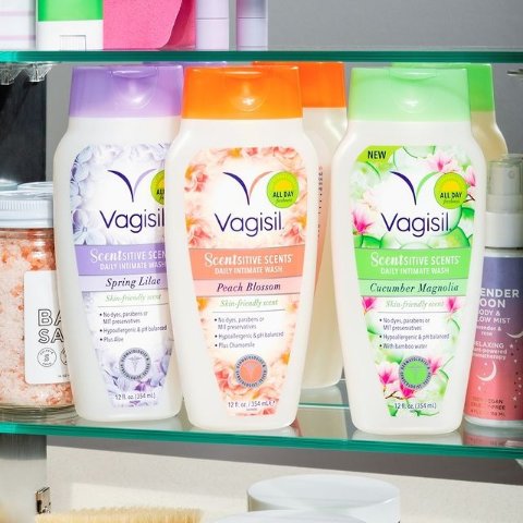 降价$4.55起(Shoppers$7.49)Vagisil 女性私处敏感清洁 特殊清洁 低敏性温和不刺激