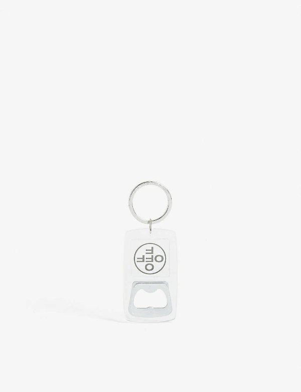 Branded bottle opener keyring