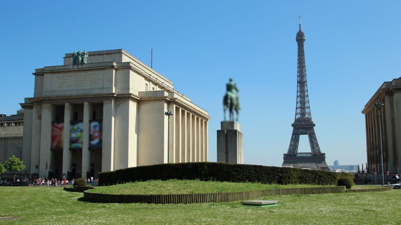 法国夏乐宫攻略 Palais de Chaillot - 特罗卡德罗广场看巴黎铁塔！