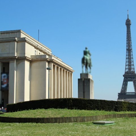 法国夏乐宫攻略 Palais de Chaillot - 特罗卡德罗广场看巴黎铁塔！