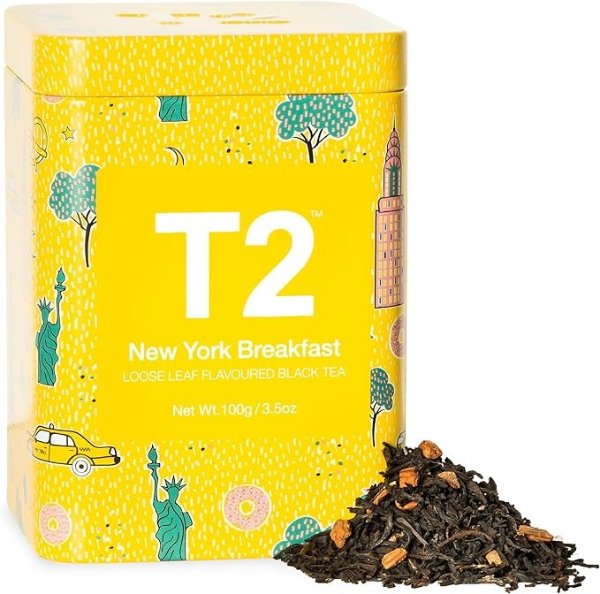 T2 Tea 纽约早餐红茶, 100g, 100 g