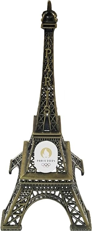 奥运会限定 复古金属色铁塔 15cm