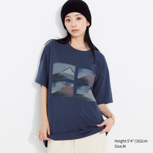 浮世绘富士山T恤