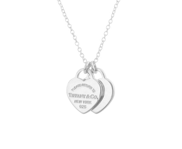 Return To Tiffany Mini Double Heart 项链