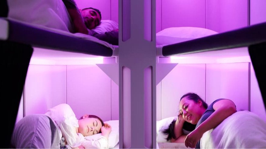 经济舱也将有“卧铺”了！新西兰航空公司宣布其 "Skynest "概念