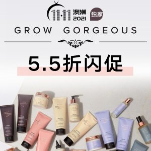 11.11独家：Grow Gorgeous 今年低价！ 大瓶装洗发水开售