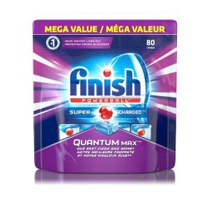 Finish Quantum Max 洗碗机清洁球（80粒）