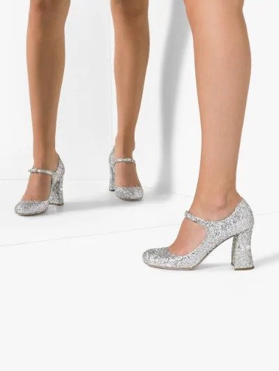 银色水晶鞋