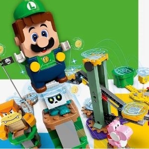 LEGO官网  超级玛丽兄弟Luigi起始包发布 小黄人等均可购买啦！